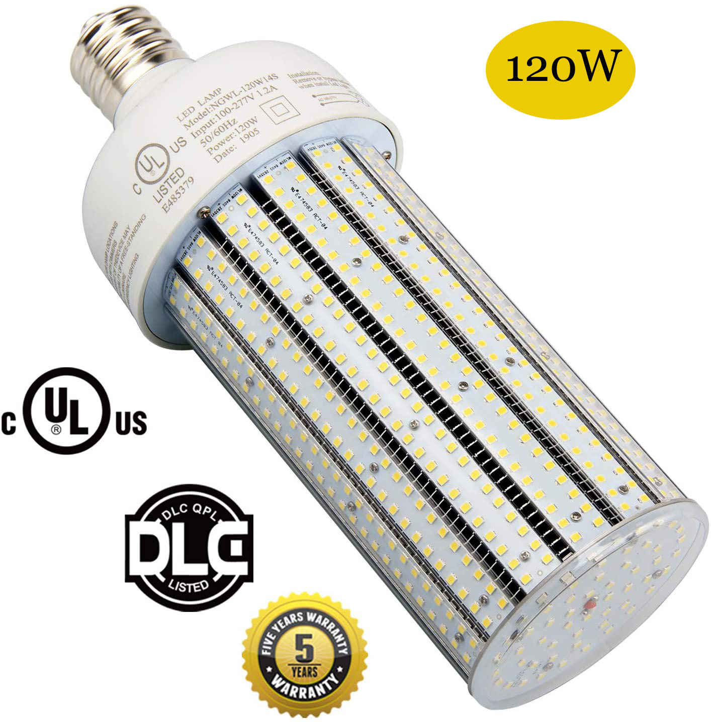 Led Corn Bulb Light 60w 100w 120w 160w E39 Base 5000k 6000k Warehouse