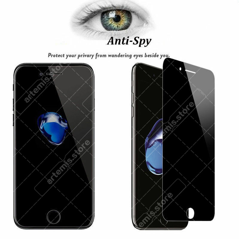 Anti-Spy Privacidad Protector de Pantalla de Vidrio Templado para Apple iPhone 5/6/7/8 X/XR
