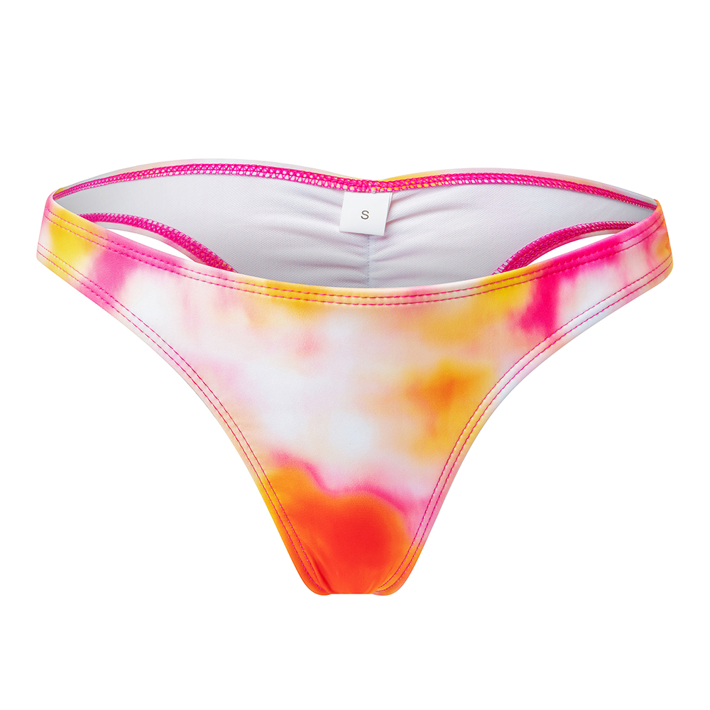 HOT Womens Brazilian V Thong Cheeky Ruched Bikini Bottom Swimwear Beachwear  S-XL