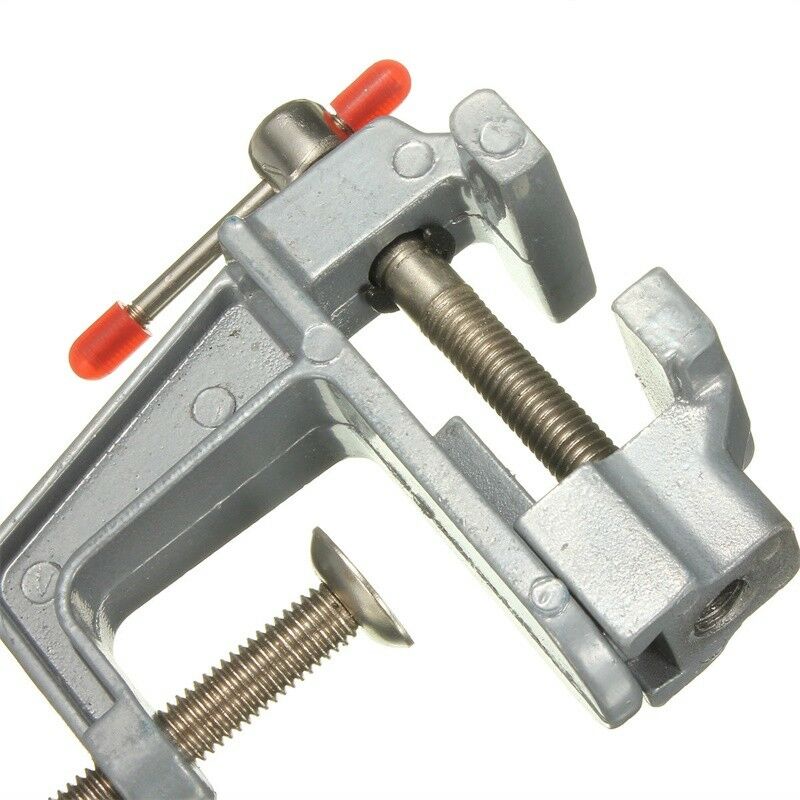 NEW 3.5" Aluminum Small Jewelers Hobby Clamp On Table Bench Vise Mini
