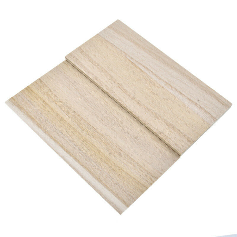 10X 300x100mm Wooden Plate Model Wood Sheets DIY Home Craft Making Woodworking 