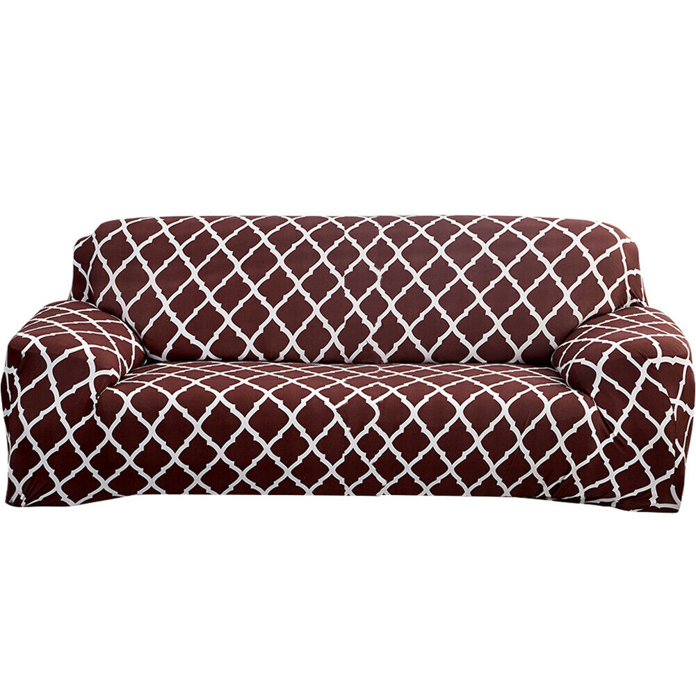 Fit for 1 2 3 4 Seater Couch Cover L Shape Sofa Slipcover Furniture ...