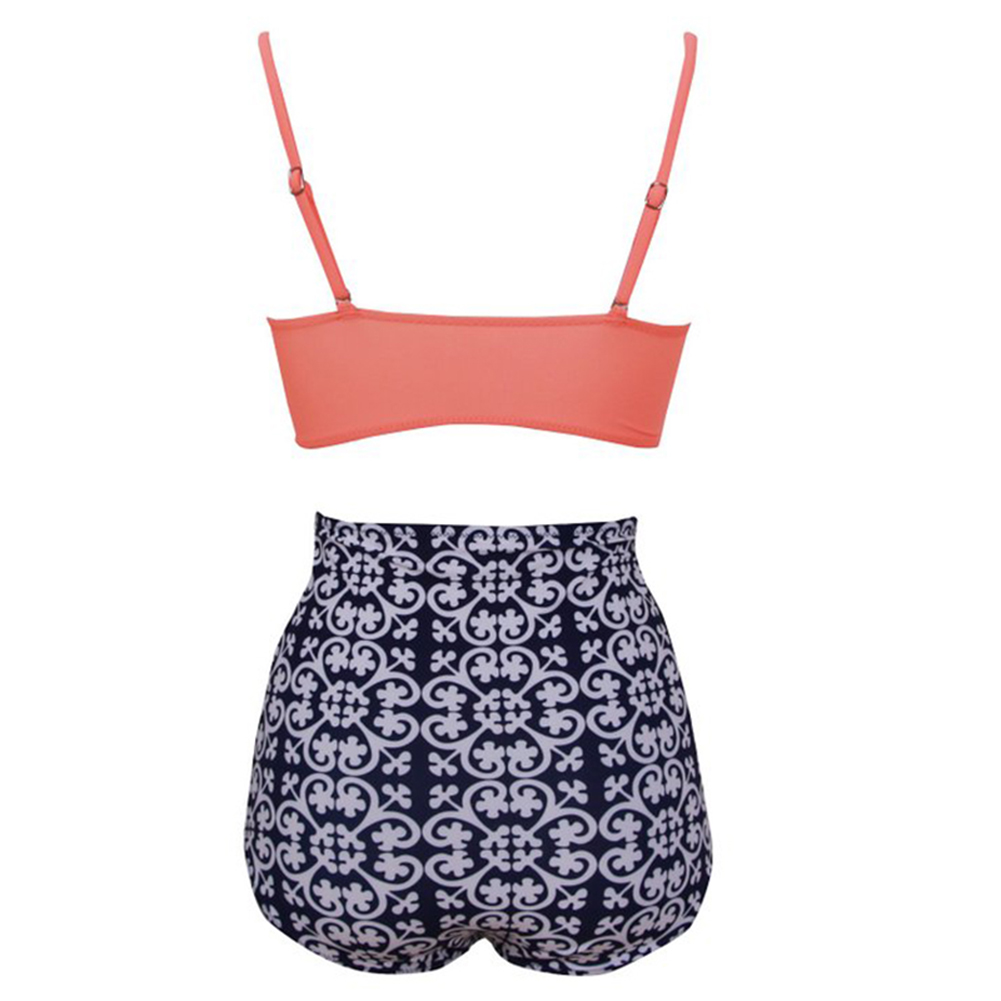Women's High Waist Bikini Set Push Up Padded Top Bathing Swimsuit US Plus Size - Picture 16 of 41