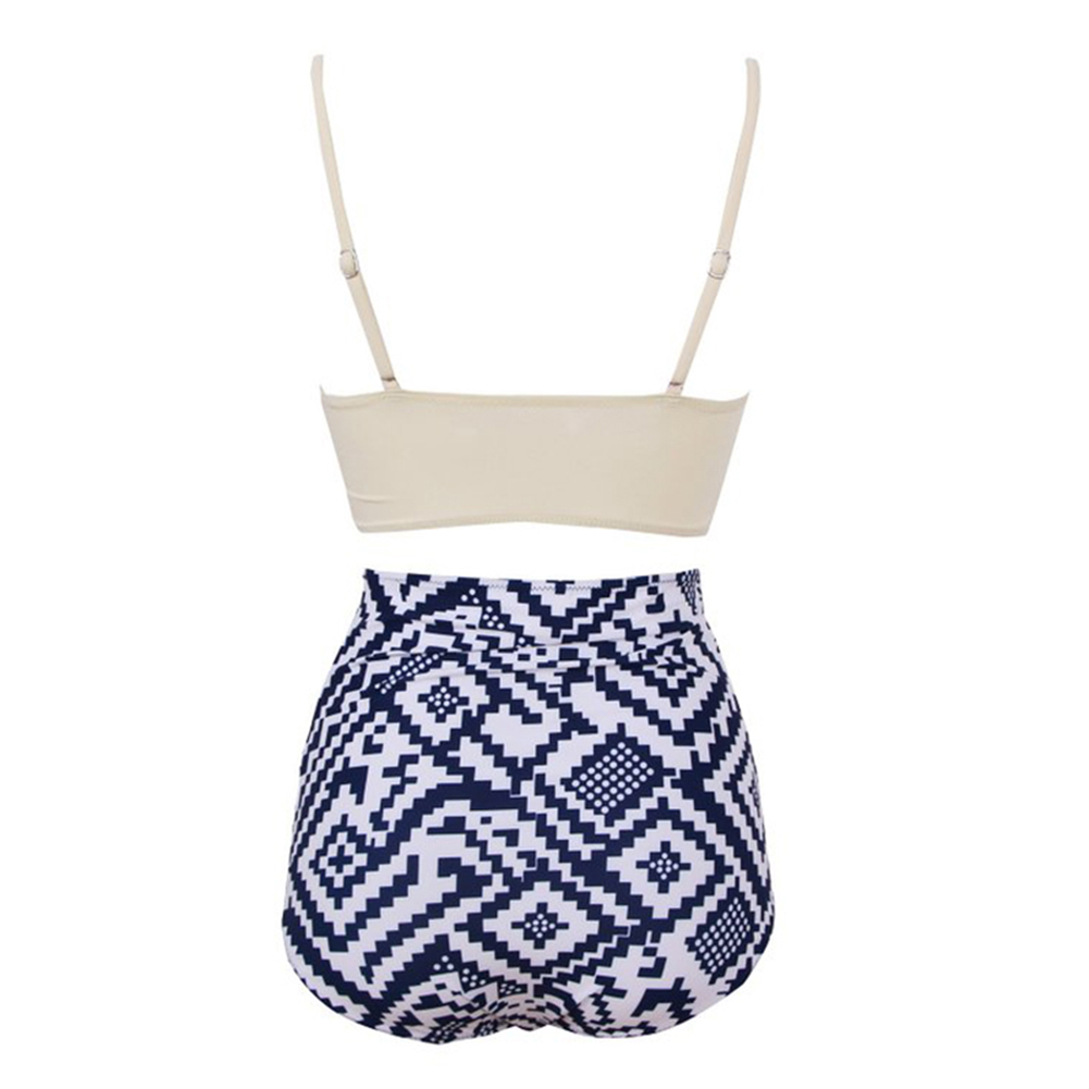 Women's High Waist Bikini Set Push Up Padded Top Bathing Swimsuit US Plus Size - Picture 28 of 41