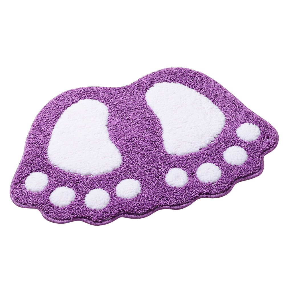 Non-Slip Cute Big Feet Carpet Bath Mat Absorbent Bathroom Rug Floor Mats Doormat - Picture 26 of 48