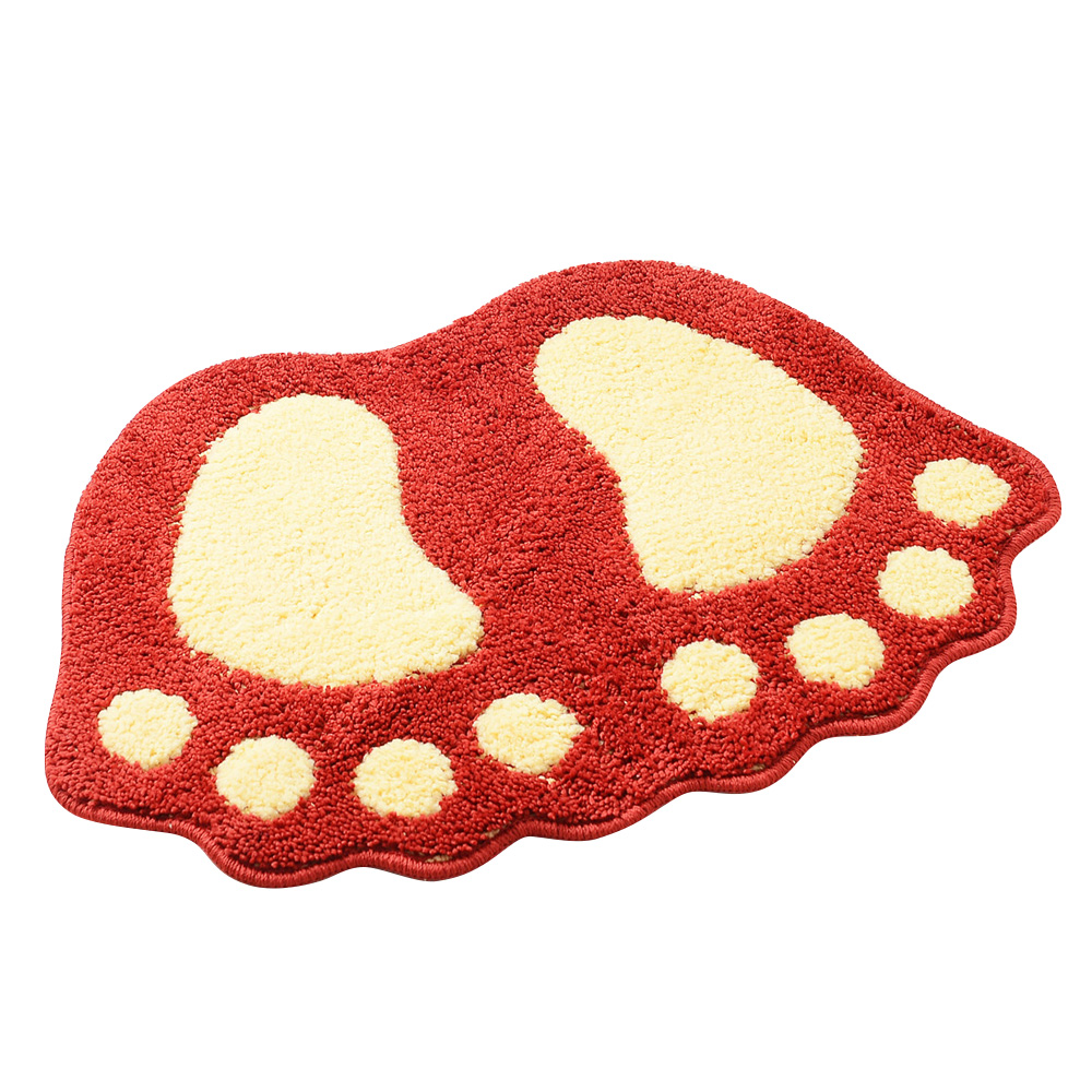 Non-Slip Cute Big Feet Carpet Bath Mat Absorbent Bathroom Rug Floor Mats Doormat - Picture 30 of 48