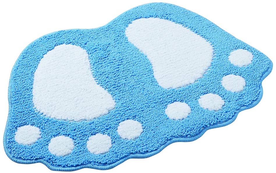Non-Slip Cute Big Feet Carpet Bath Mat Absorbent Bathroom Rug Floor Mats Doormat - Picture 34 of 48