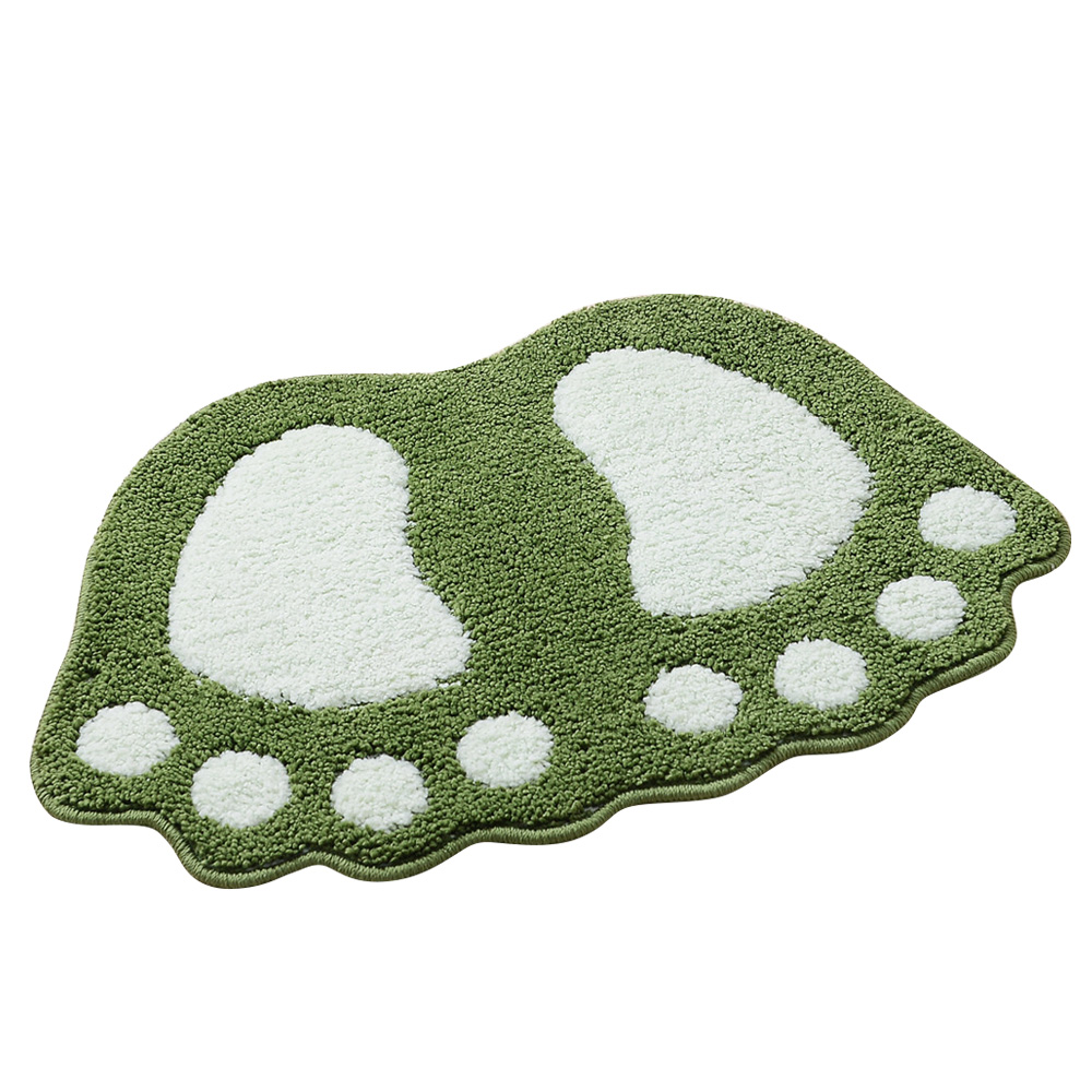 Non-Slip Cute Big Feet Carpet Bath Mat Absorbent Bathroom Rug Floor Mats Doormat - Picture 42 of 48