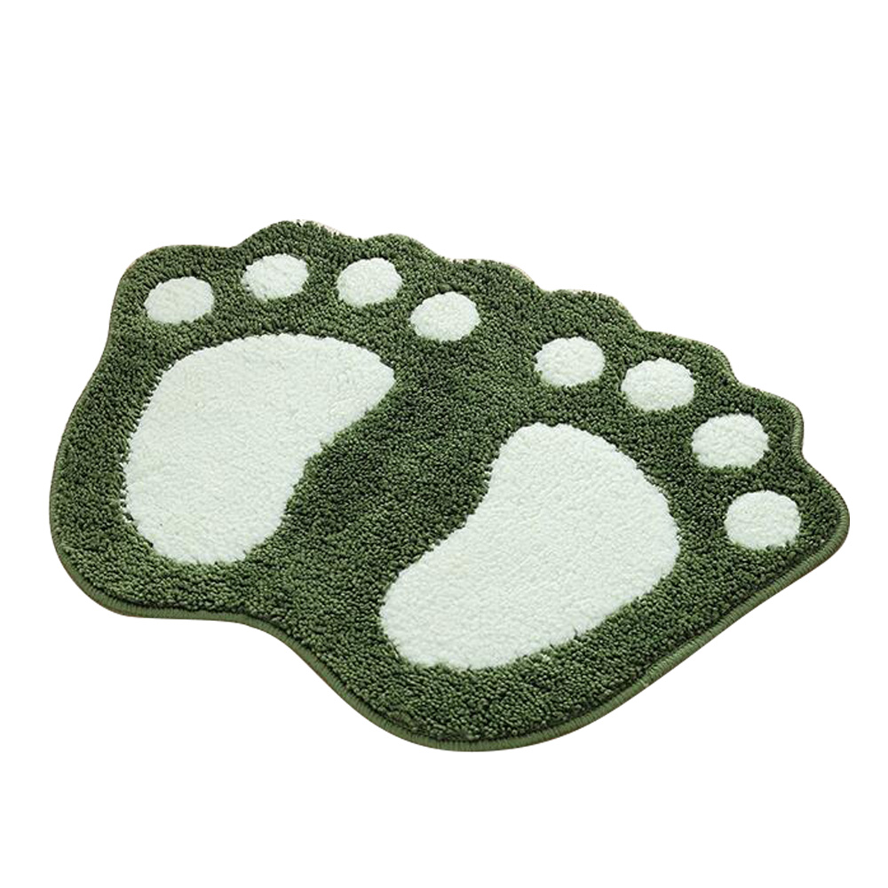 Non-Slip Cute Big Feet Carpet Bath Mat Absorbent Bathroom Rug Floor Mats Doormat - Picture 43 of 48