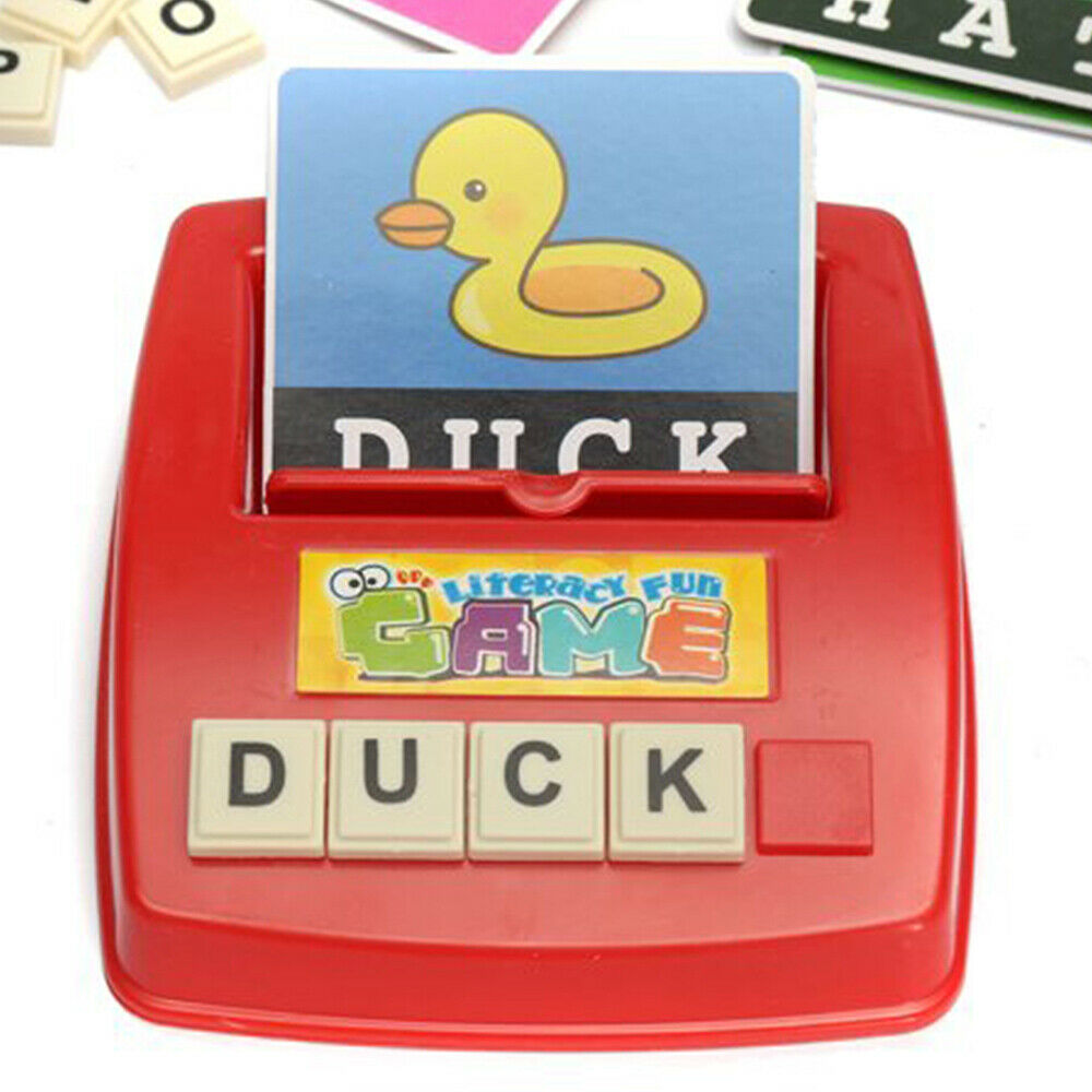 Baby Word Card Games Toys Alphabet Letters English ABC Builder
