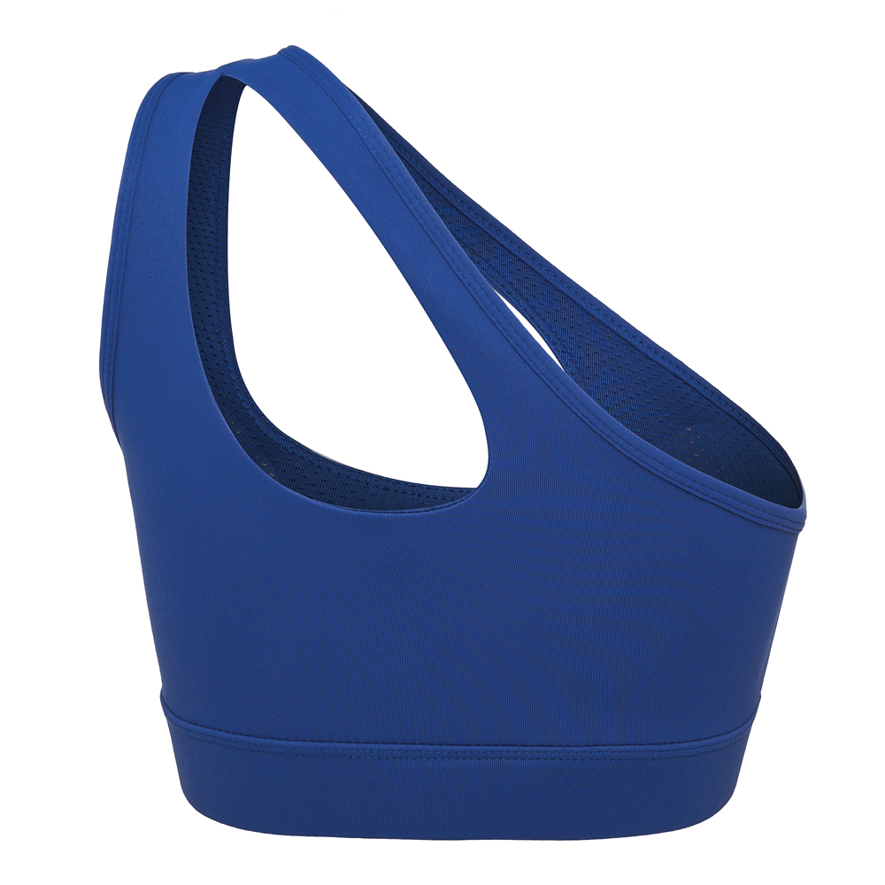 Women Seamless One Shoulder Sports Bra Workout Yoga Padded