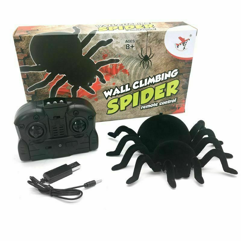 remote control spider climbs walls