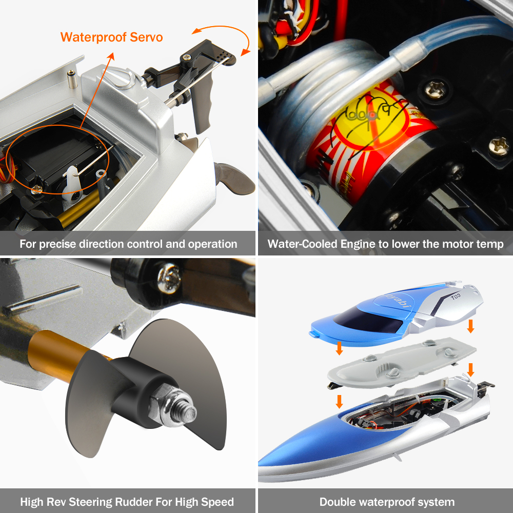 sharkool h106 rc boat