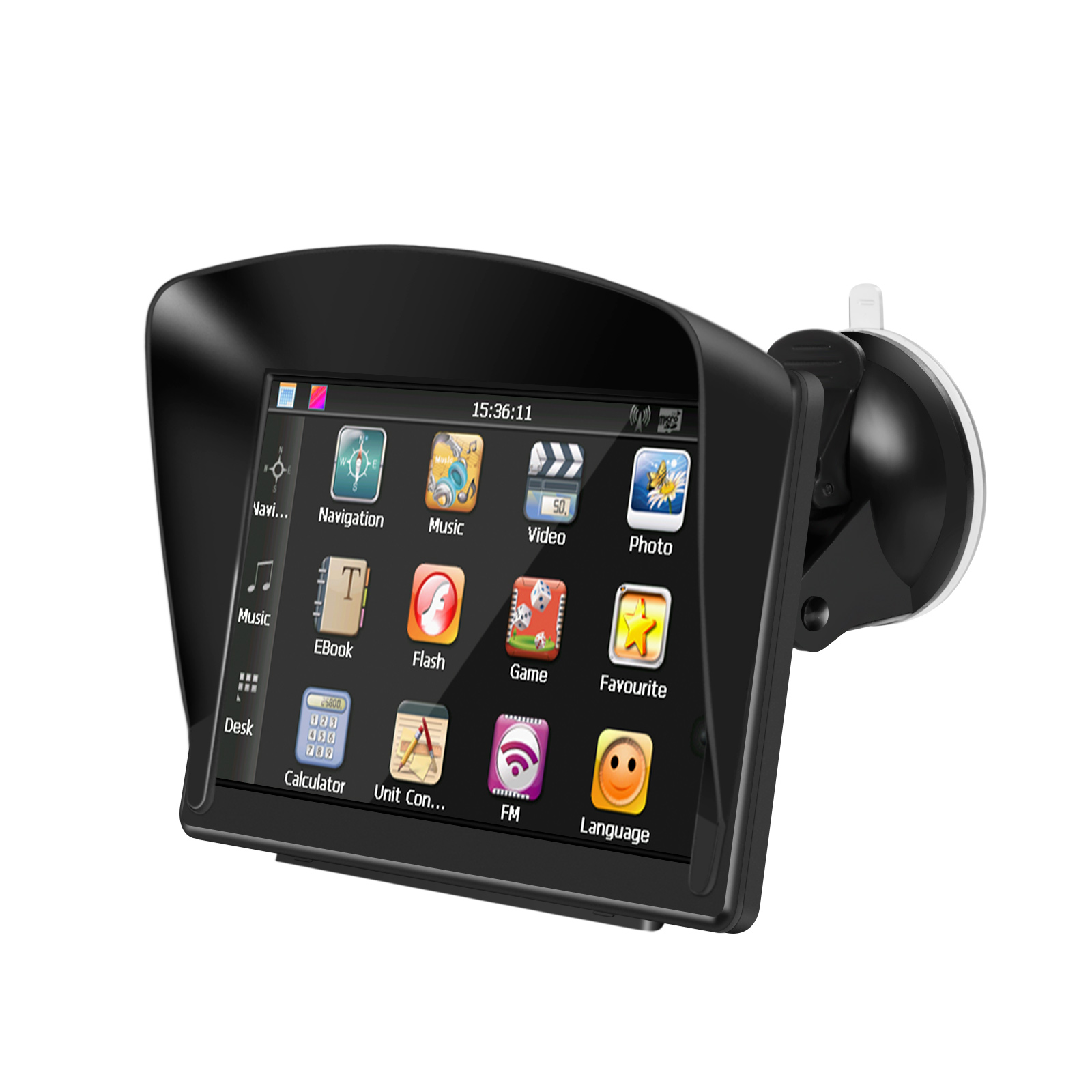 IOTWE 7'' Inch Truck & Car GPS Navigation Sat Navi 8GB 128MB MP3 Player FM POIs