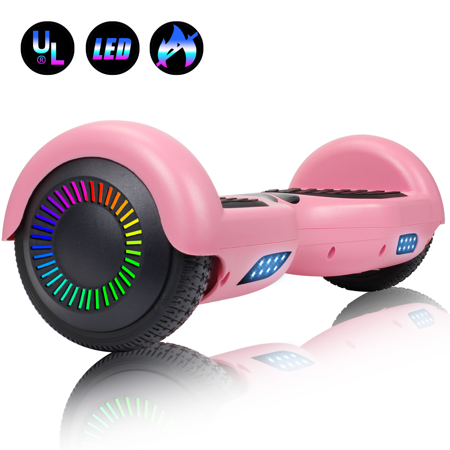 6.5" Hoverboards Scooter Electric SelfBalancing LED Pink Girl gift