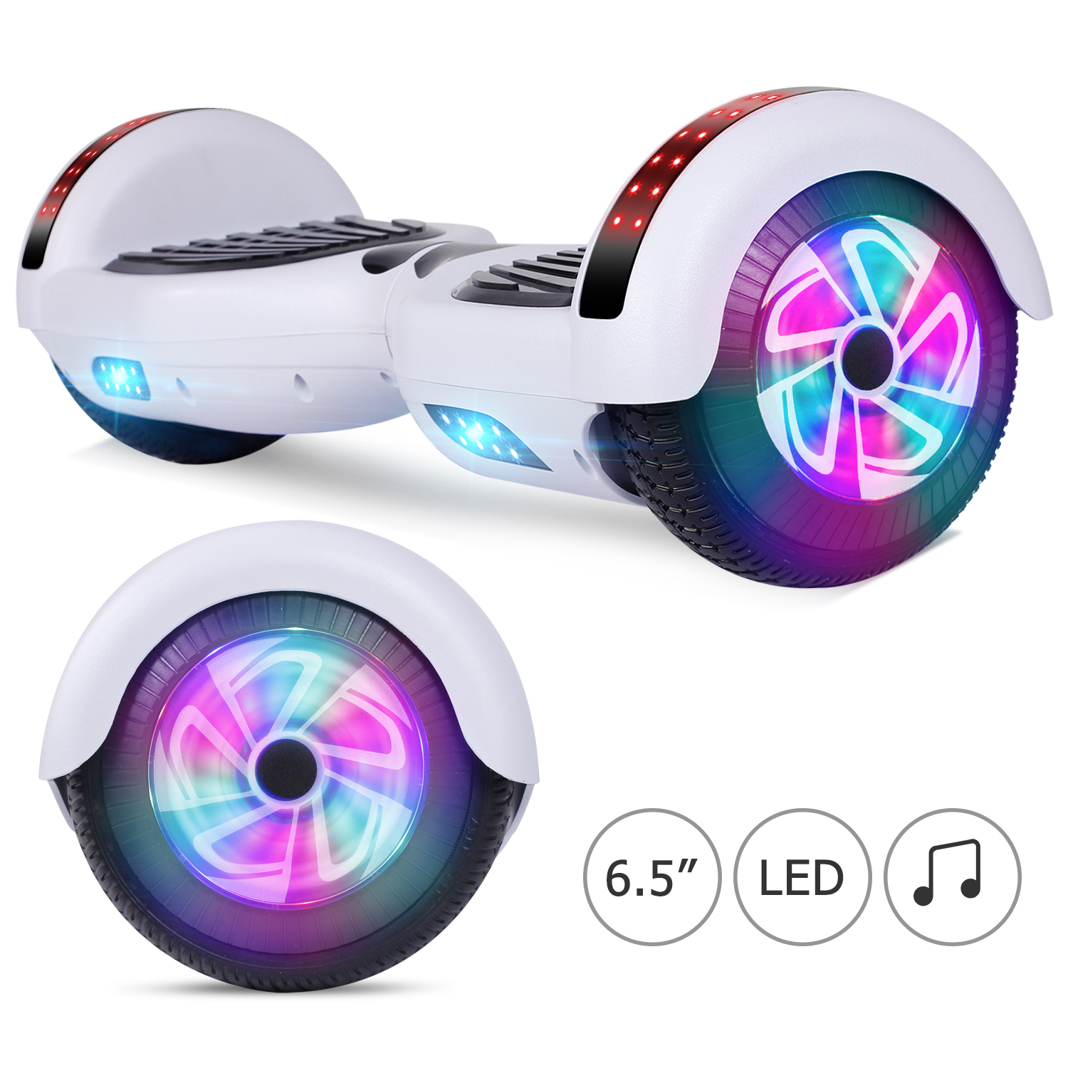 6.5"Inch Hover Electric Board E-Scooter Bluetooth Smart Skateboard 2 wheel Bag 