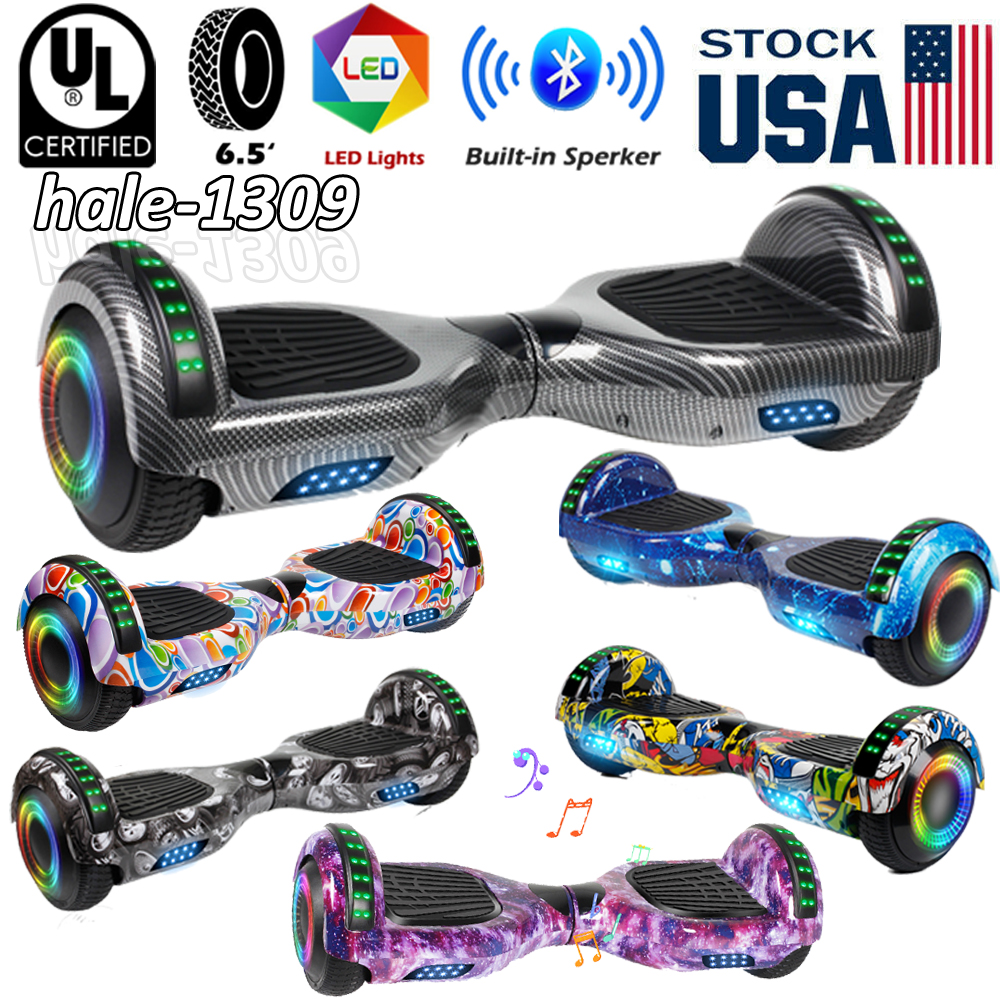 6.5" Hoverboard Bluetooth Self Balancing Scooter Electric No