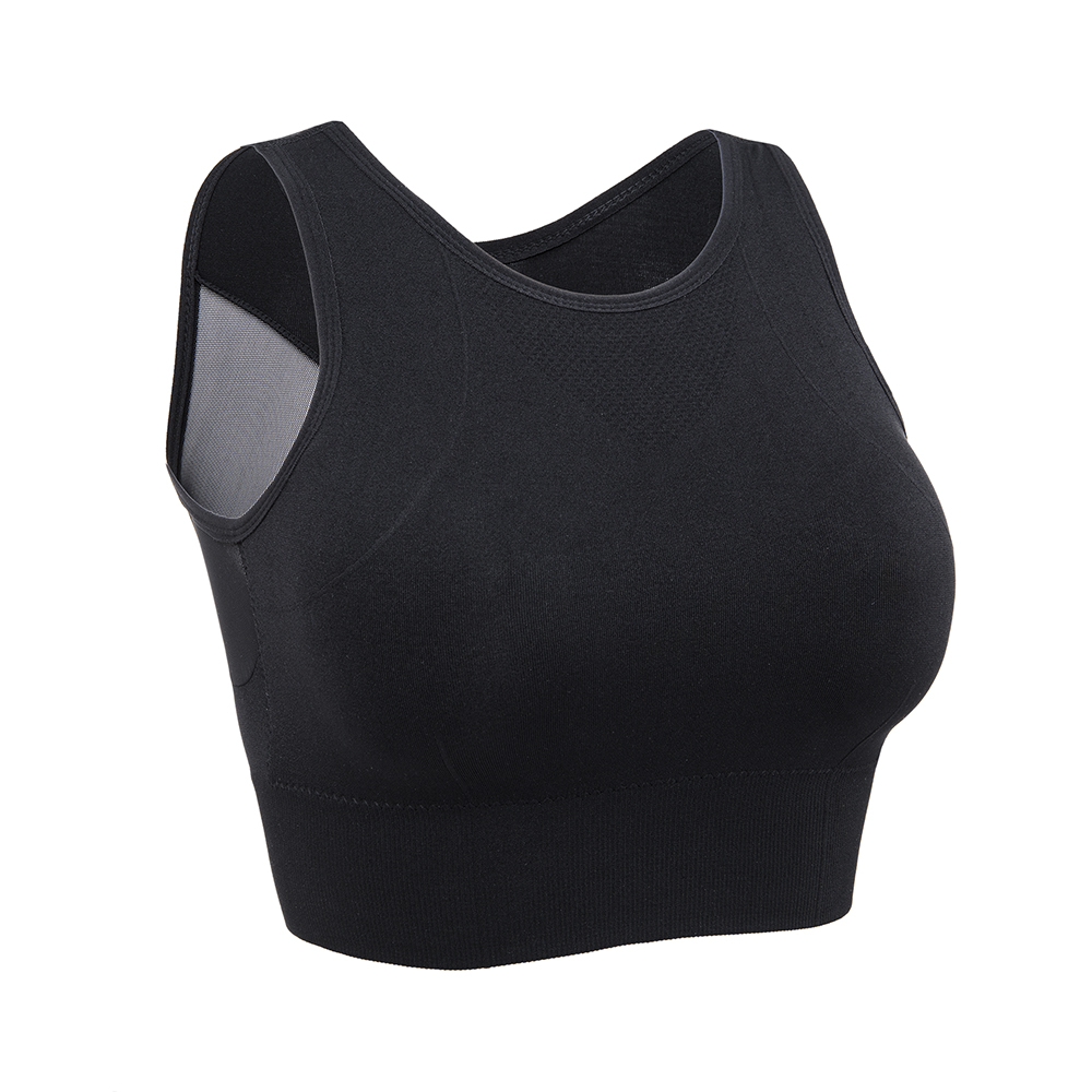 Women's Removable pad Sports Bra Seamless High Impact Running Yoga Stretch Bra - Picture 34 of 192