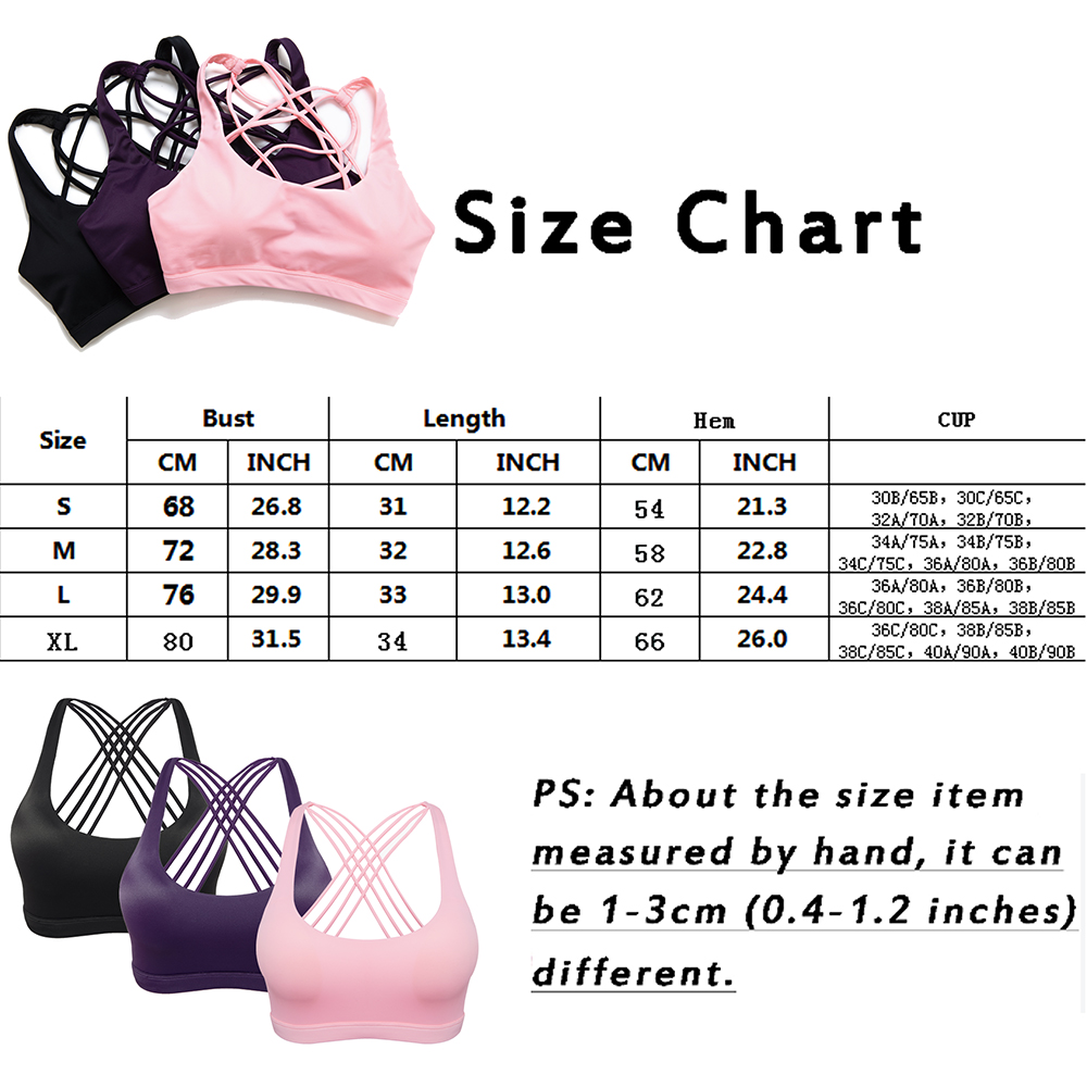 Women's Removable pad Sports Bra Seamless High Impact Running Yoga Stretch Bra - Picture 66 of 192