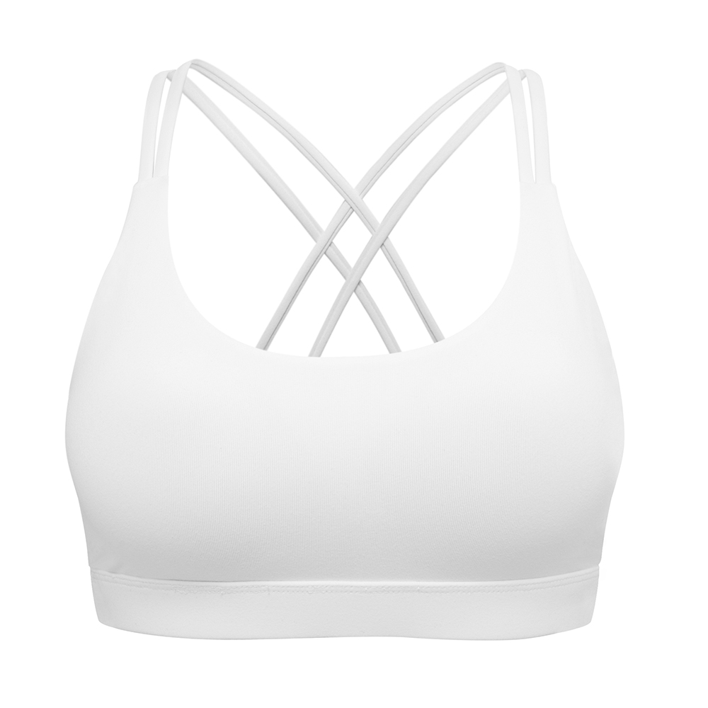 Women's Removable pad Sports Bra Seamless High Impact Running Yoga Stretch Bra - Picture 95 of 192