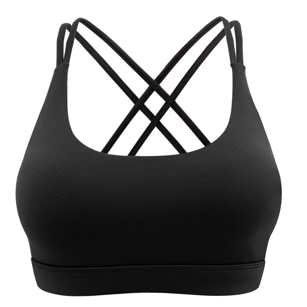Women's Removable pad Sports Bra Seamless High Impact Running Yoga Stretch Bra - Picture 99 of 192