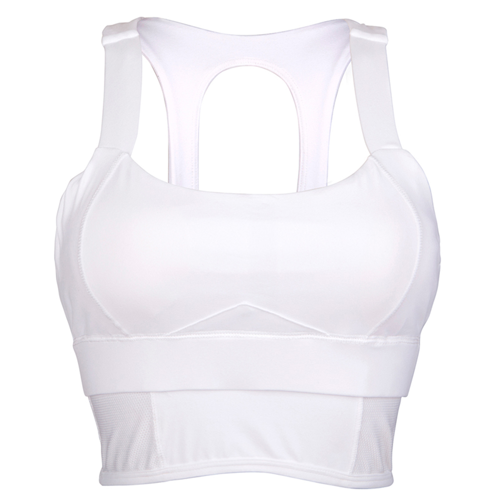 Women's Removable pad Sports Bra Seamless High Impact Running Yoga Stretch Bra - Picture 178 of 192