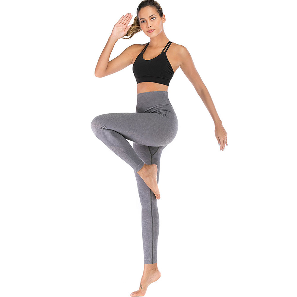 Womens Stretchy High Waist Tummy Control Gym Yoga Pants Leggings Sports Hip Lift