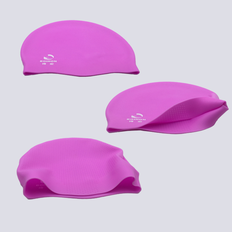 Swim Caps Waterproof Silicone Swimming Pool Hat For Adult Long Hair Unisex Solid Ebay