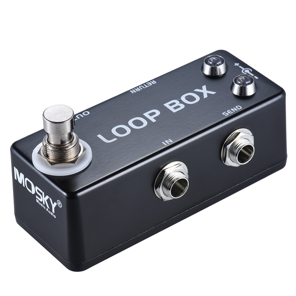 MOSKY Loop Box Mini Guitar Effect Pedal True Bypass Looper Route