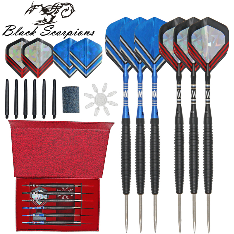 Steel Tip Darts Tungsten Barrel Aluminium Shafts Professional Dart Set 19G