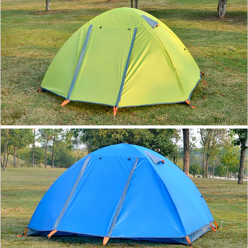 Outdoor Instant Pop Up Camping Dome Tent Hiking 2 Person Double Layer 4 ...
