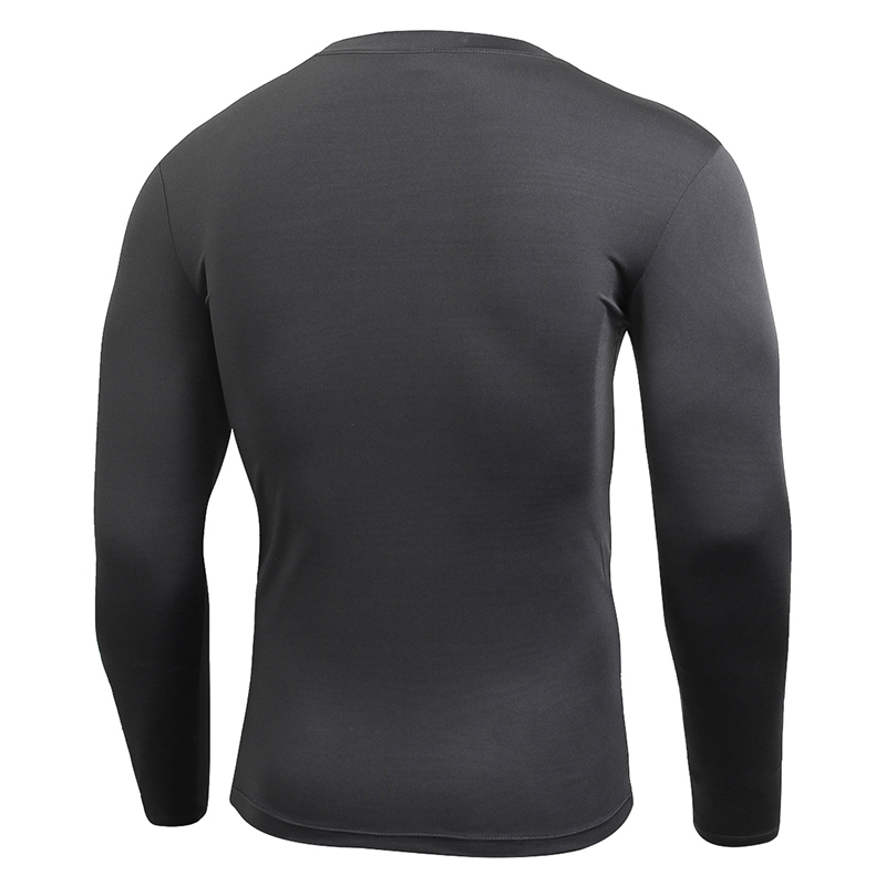 Men's Compression Base Layer Tops T-shirts Thermal Long Sleeve Shirt ...