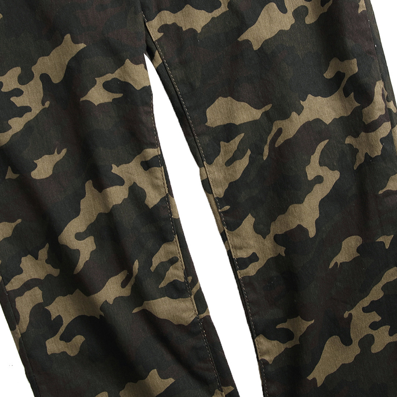 Men's Skinny Camouflage Slim Fit Stretch Jeans Pants hip Hop Trousers ...