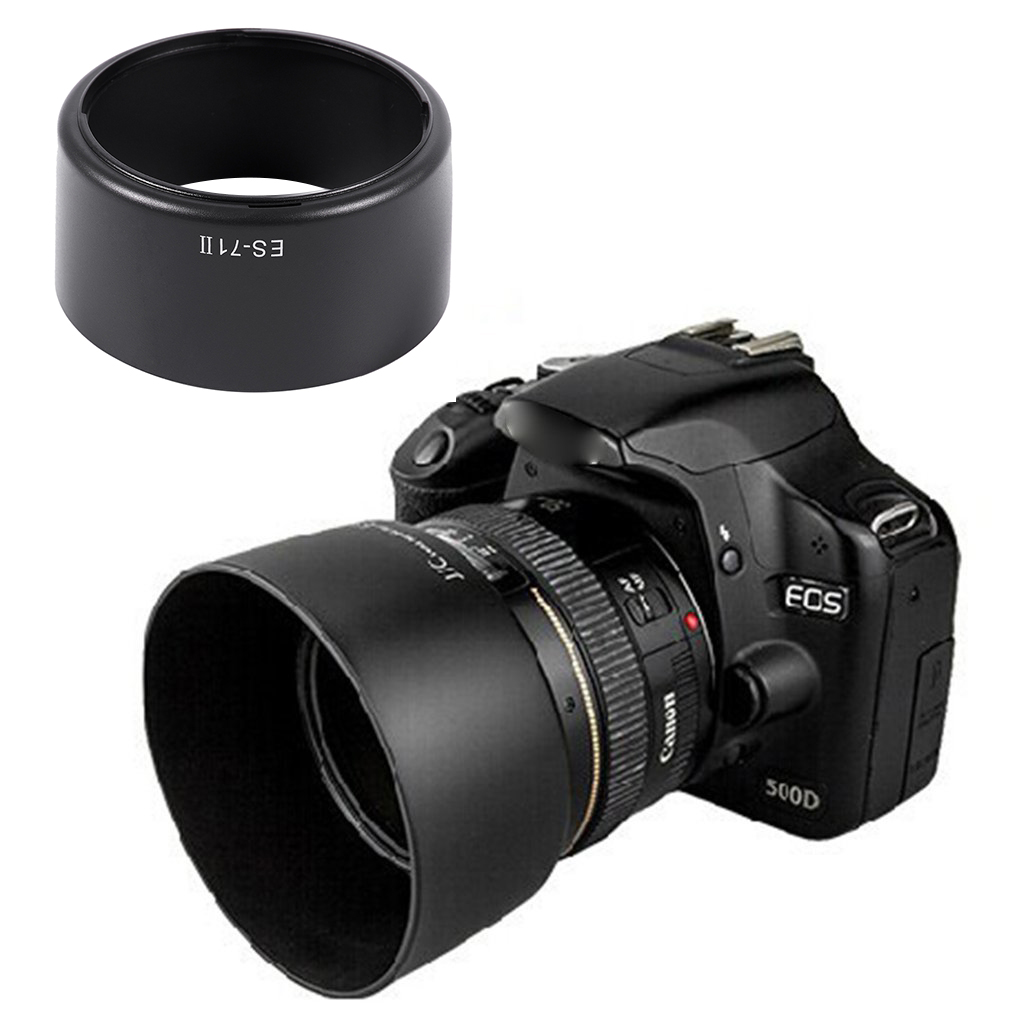 ES71II Camera Lens Hood Cap Cover For Canon EF 50mm f/1.4 USM 58mm ES