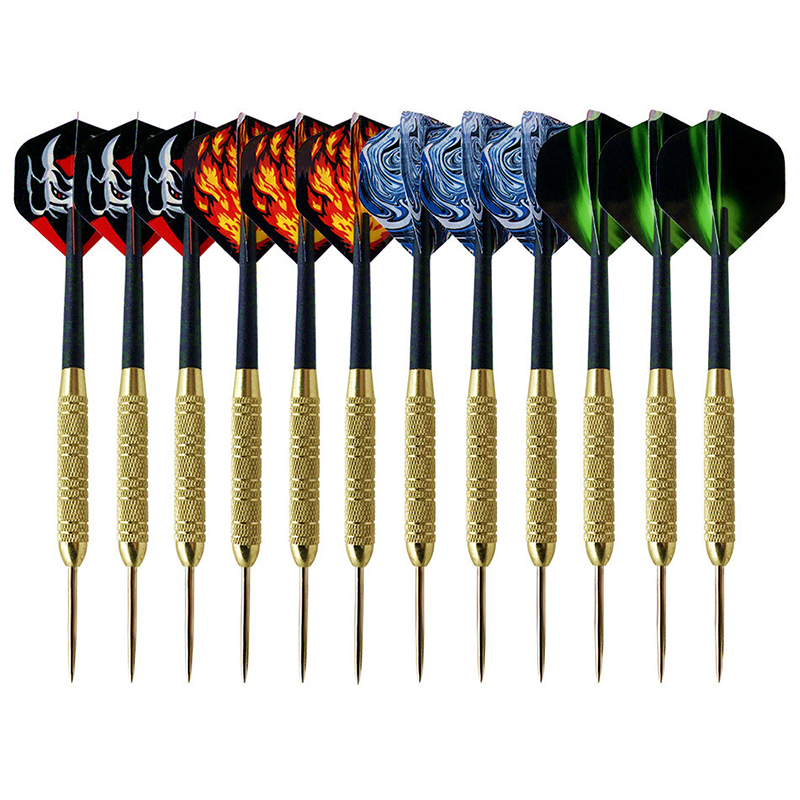 3x Professional Competition Steel Needle Tip Darts Set With Case  Flights Stems! 