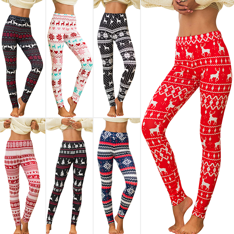 snowflake running leggings
