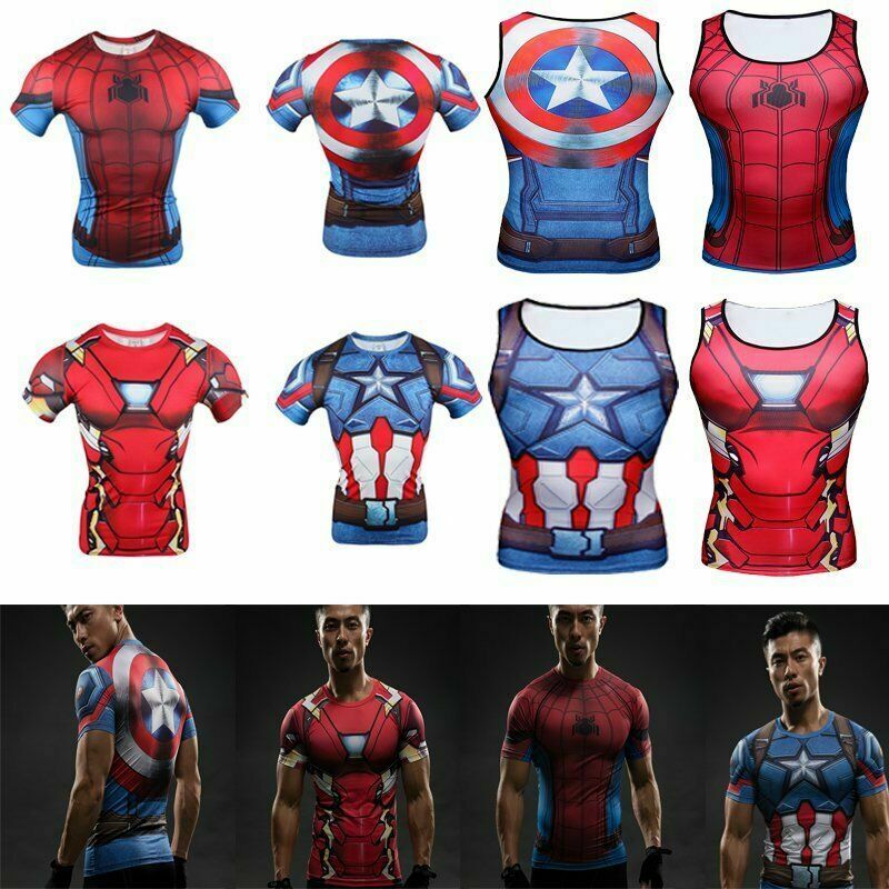 marvel gym shirt