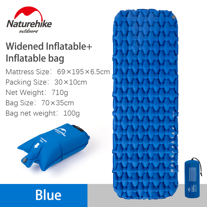 Naturehike Inflatable Moisture-proof Sleeping Pad Tent Mat Camping Mattress Gear