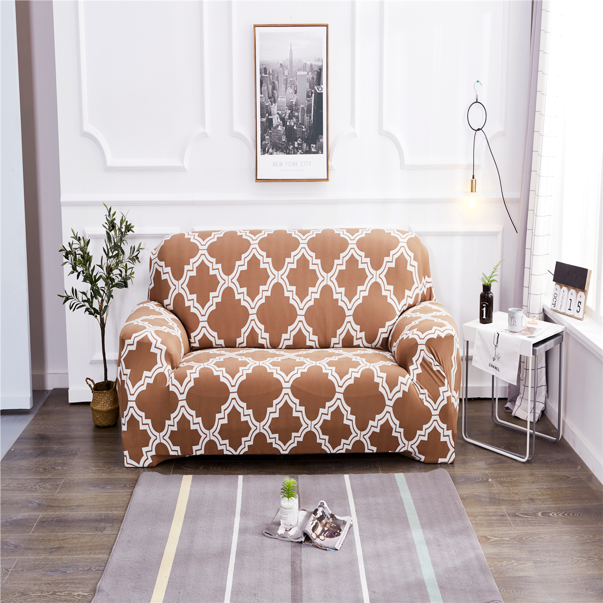 1/2/3/4 Seater Slipcover Stretch Sofa Cover Couch Loose Cover Tight