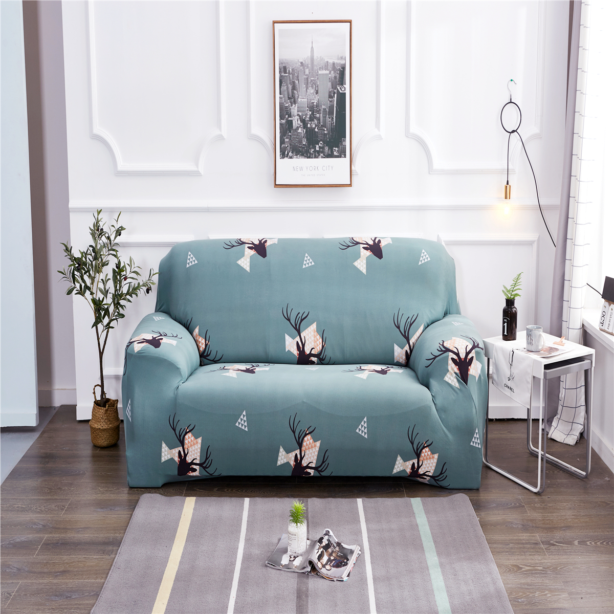 1/2/3/4 Seater Slipcover Stretch Sofa Cover Couch Loose Cover Tight