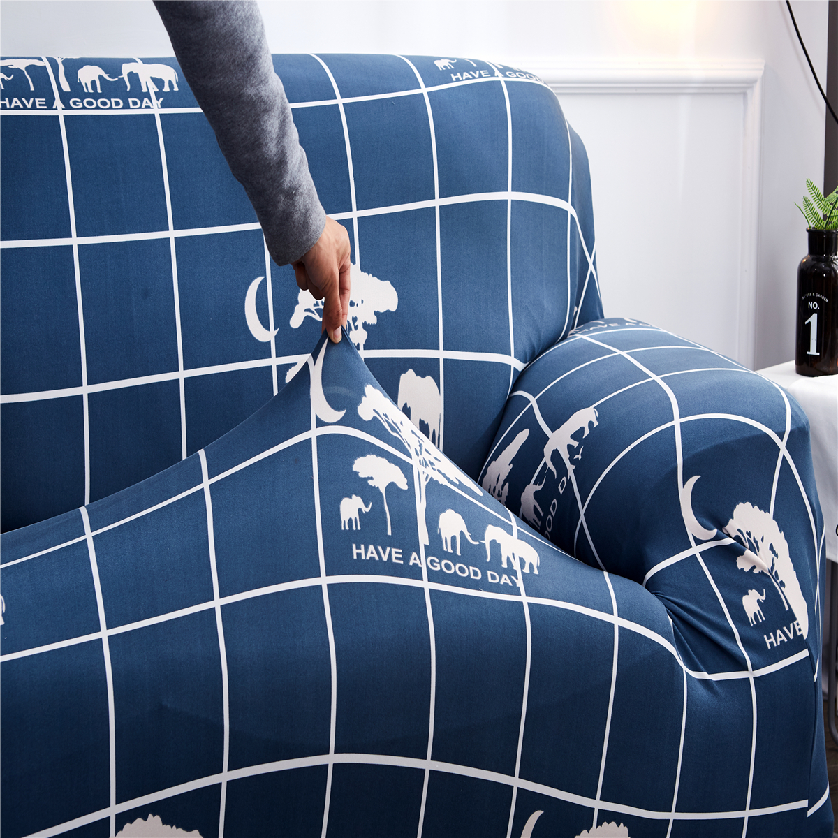 1/2/3/4 Seater Slipcover Stretch Sofa Cover Couch Loose Cover Tight