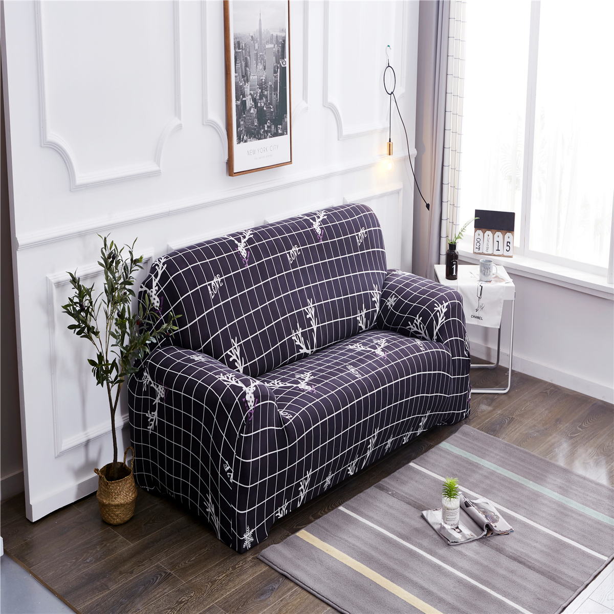 1/2/3/4 Seater Slipcover Stretch Sofa Cover Couch Loose Cover Tight Wrap Protect eBay