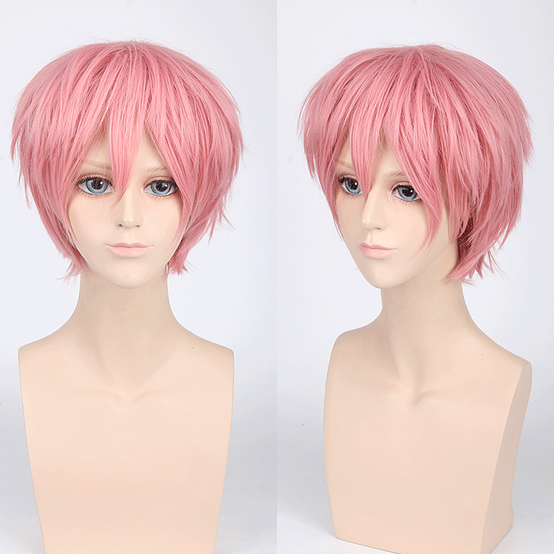 Unisex Male Female Short Full Wig Anime Cosplay Costume Party Wig ...