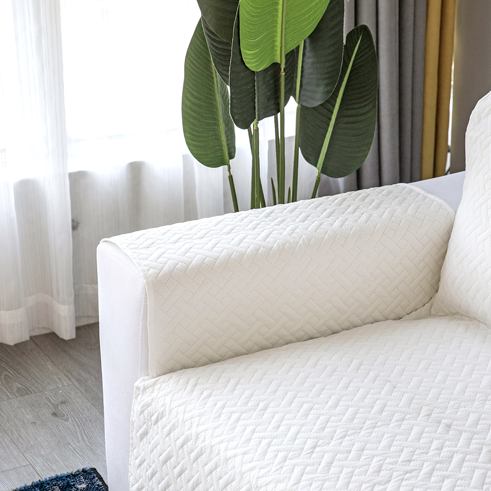 Quilted Sofa Cover Anti Skid Slip Pet Protector Home Couch Sofa Car