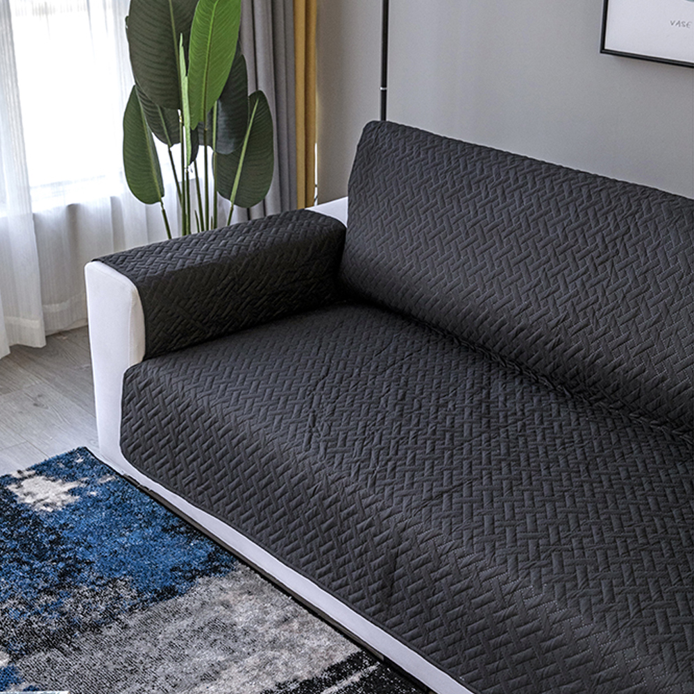 Quilted Sofa Cover Anti Skid Slip Pet Protector Home Couch Sofa Car