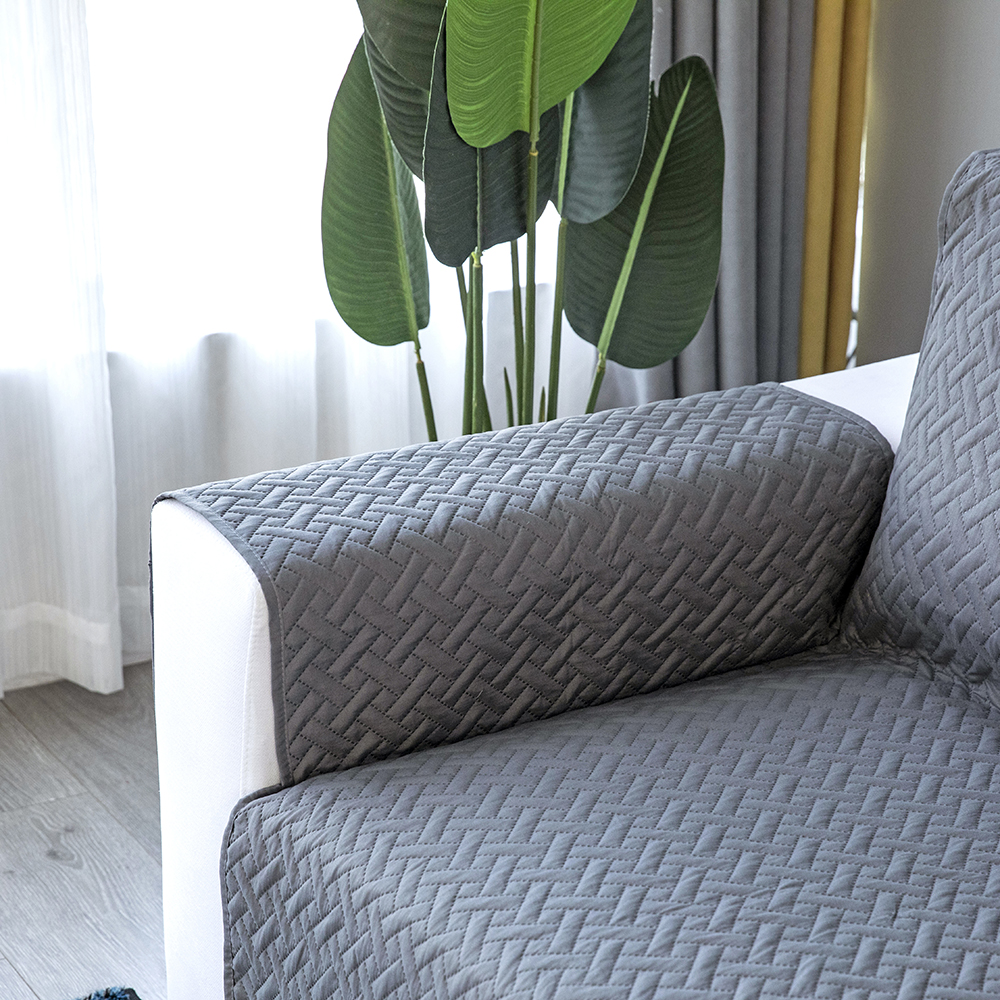 Quilted Sofa Cover Anti Skid Slip Pet Protector Home Couch Sofa Car