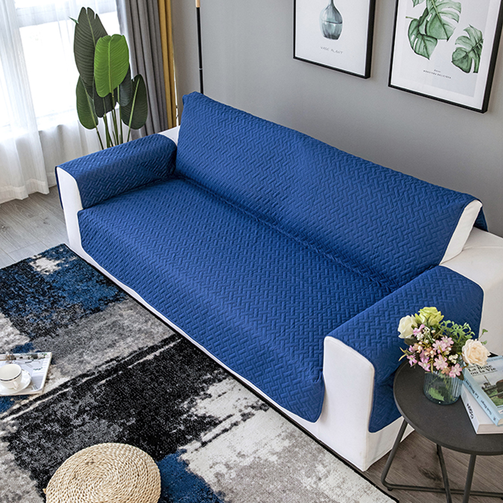 Quilted Sofa Cover Anti Skid Slip Pet Protector Home Couch Sofa Car
