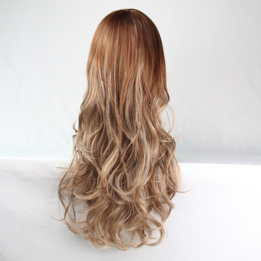Heat Resistant Long Wavy Curly Wigs Cosplay Fancy Dress ...