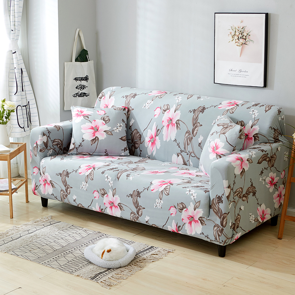 Elastic Floral Couch Stretch Sofa Cover Slipcover 14 Seat