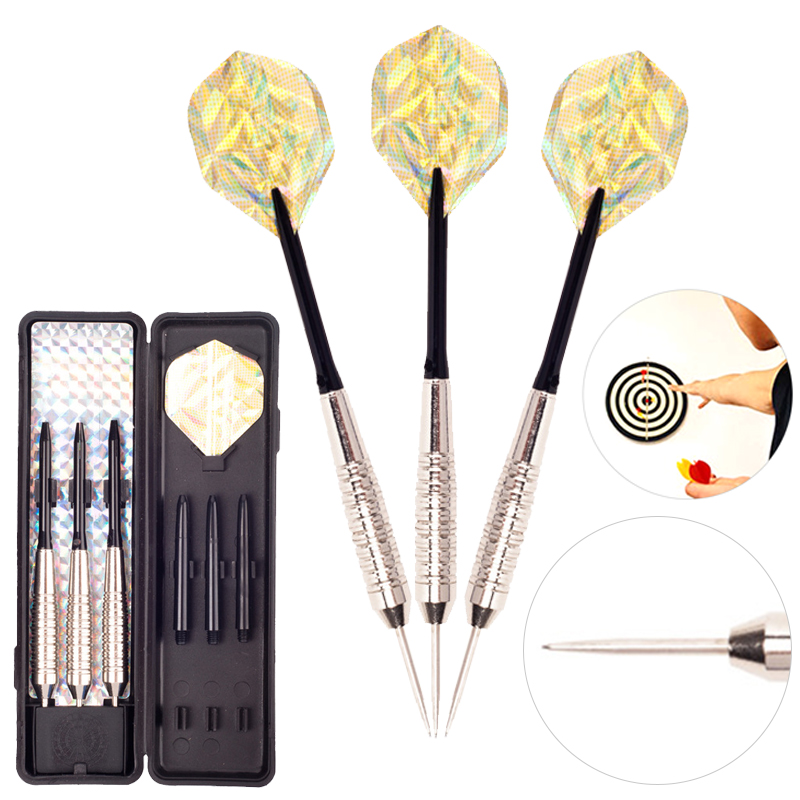 23g 3pcs/set of Darts, Tungsten Barrel+Steel Tips+Shafts+Flights+3